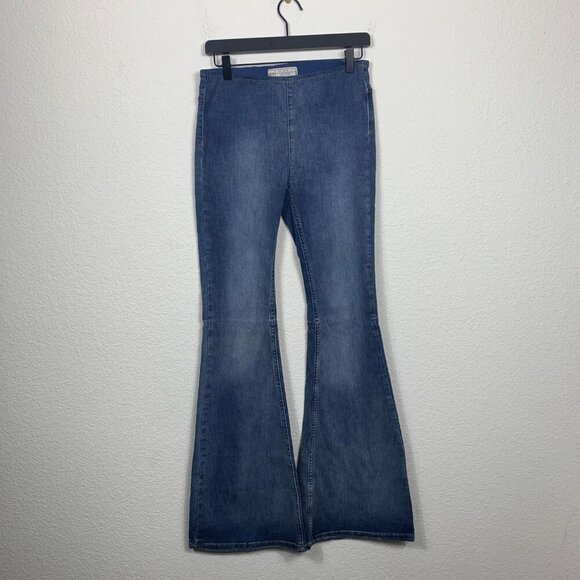Free People Pull-On Flare Jeans – Size 26 - Picture 3 of 11